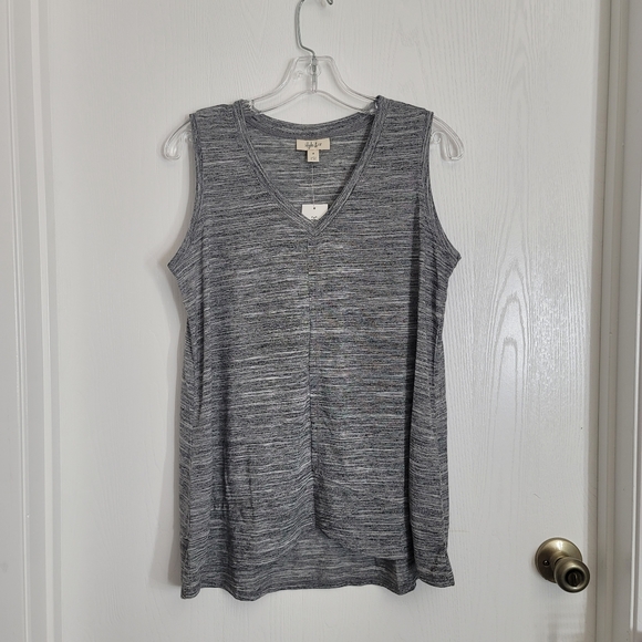Style & Co. Womens Tank Top Silver  Size Medium M - Picture 4 of 16